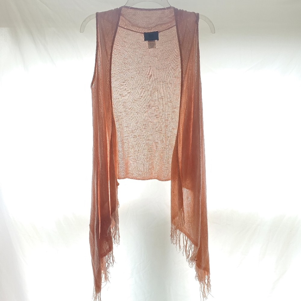 Pastel ink cardigan vest